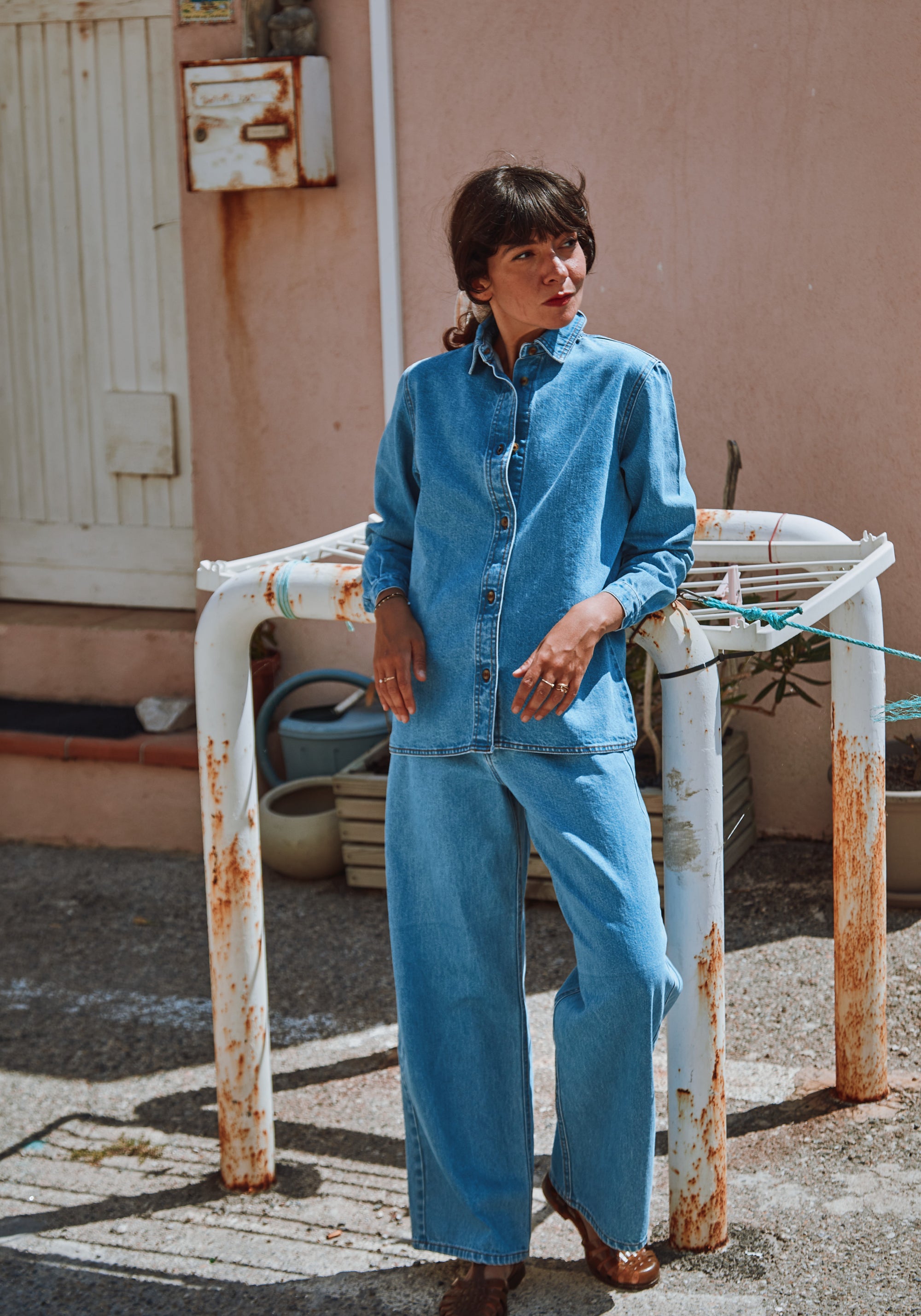 Pantaloni din denim - Bergenie Ankle Light Blue