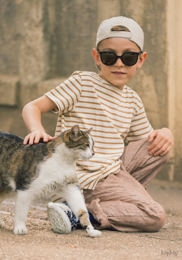 Pantaloni din in - Karamell Pure Pure HipHip.ro