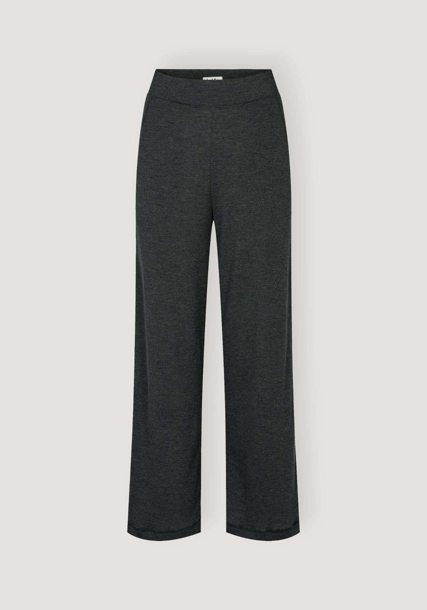 Pantaloni din lână merinos - Anthracite Melange