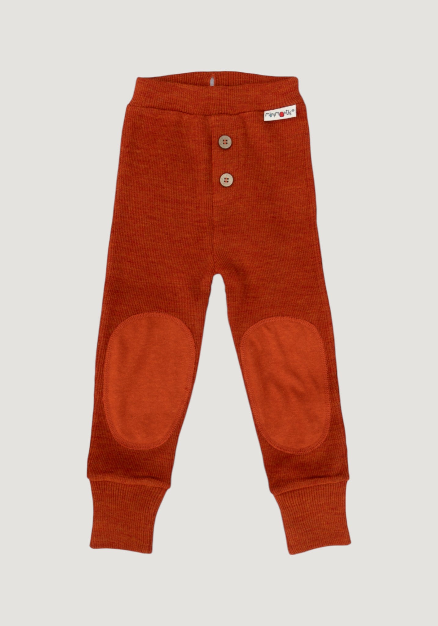 Pantaloni lână merinos - Joggers Rich Amber