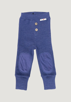 Pantaloni lână merinos - Joggers Twilight Blue