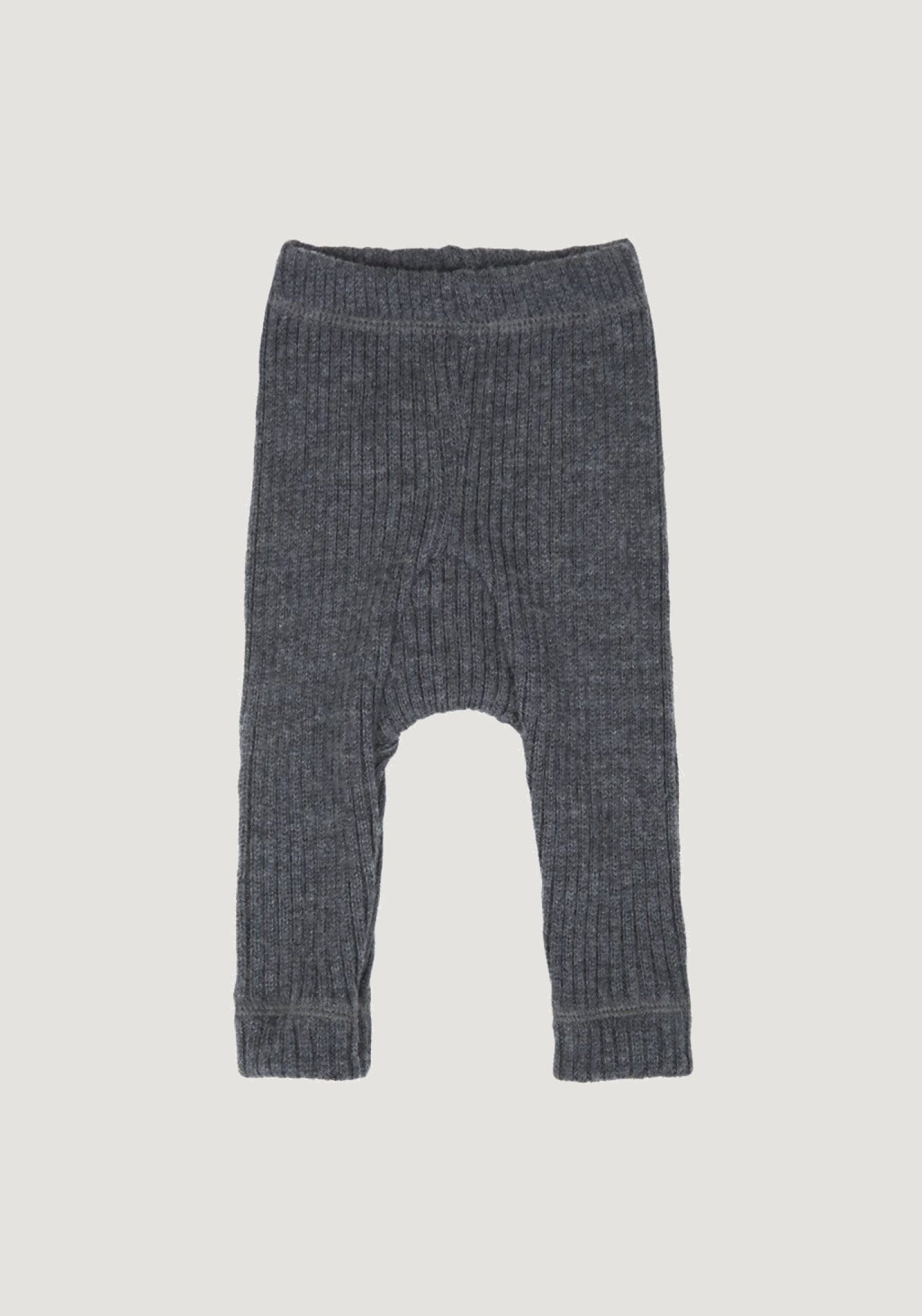 Pantaloni lână merinos - Rib Grey Joha HipHip.ro
