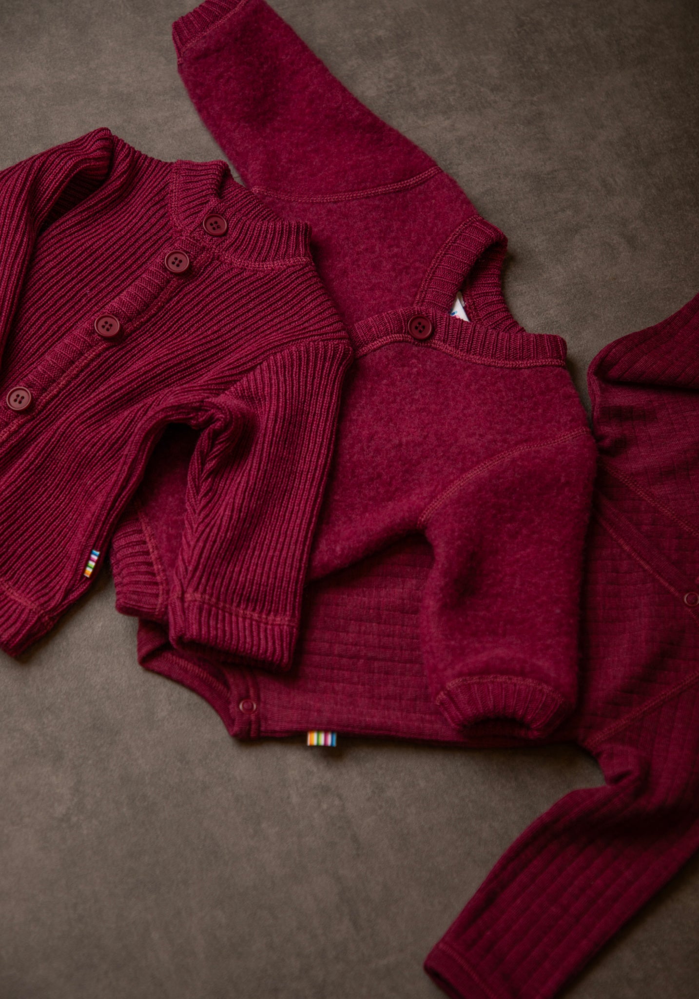 Bluză din lână merinos - Basic Pink