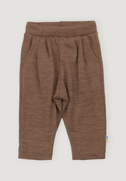 Pantaloni din lână merinos - Single Wool Warm Brown