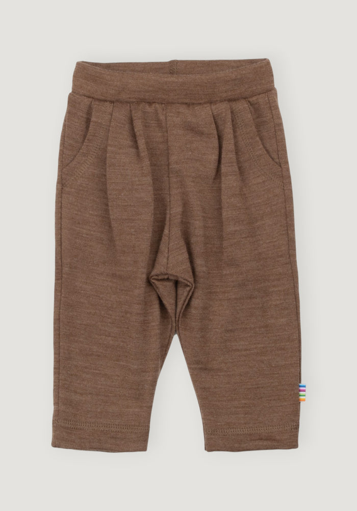 Pantaloni din lână merinos - Single Wool Warm Brown