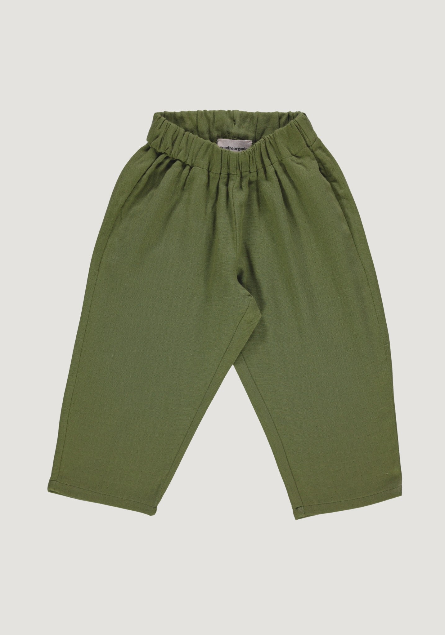 Pantaloni din muselină dublă de bumbac - Adiante Olive Branch