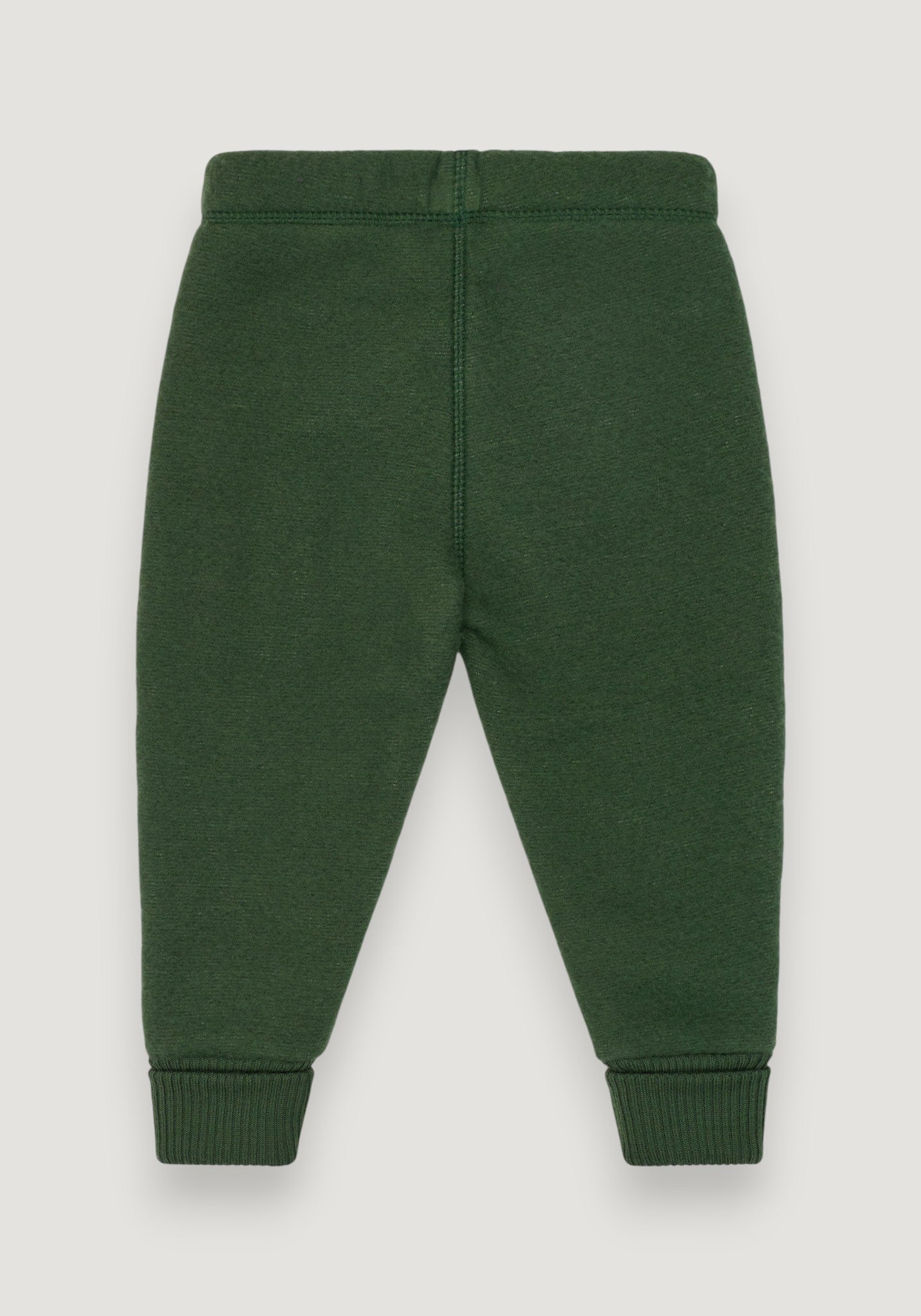 Pantaloni fleece din lână merinos - Kombu Green
