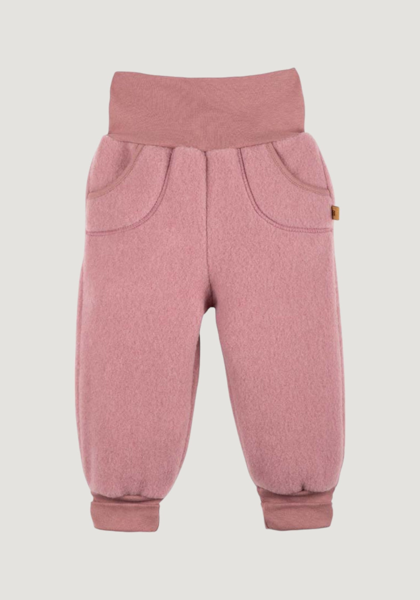 Pantaloni fleece din lână merinos - Shadow Rose Pure Pure HipHip.ro