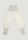 Pantaloni fleece din lână merinos și bumbac - Grey Cosilana HipHip.ro