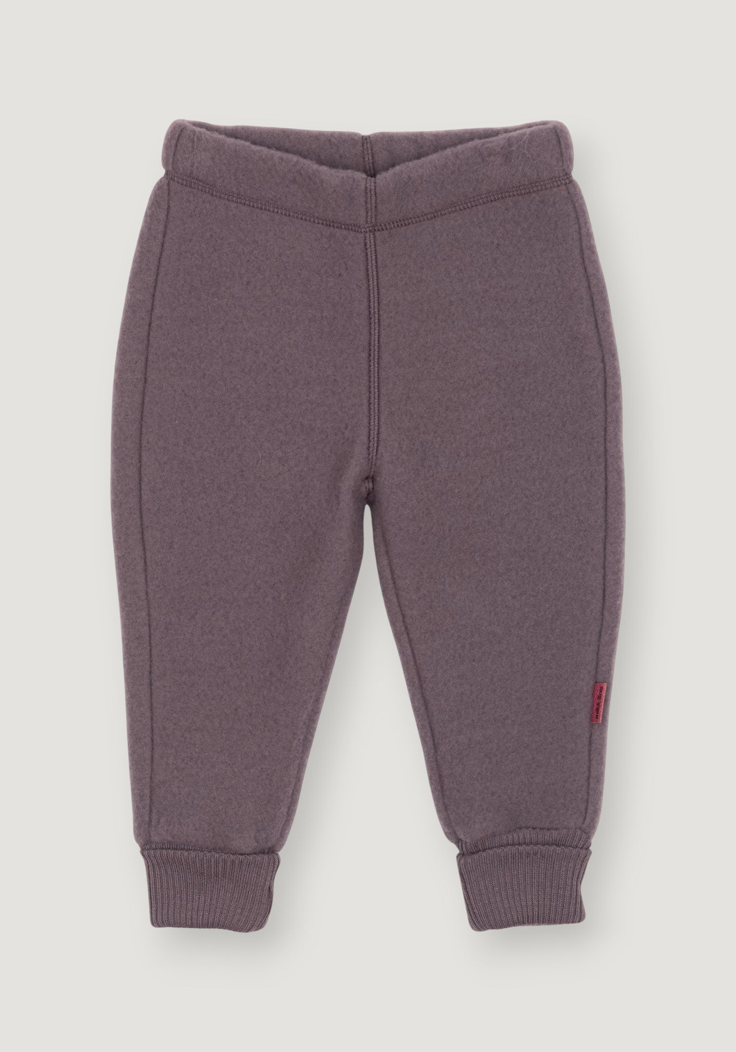 Pantaloni fleece din lână merinos - Sparrow