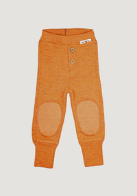 Pantaloni lână merinos - Joggers Tangerine Marmelade ManyMonths HipHip.ro