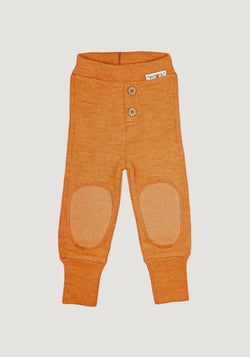 Pantaloni lână merinos - Joggers Tangerine Marmelade ManyMonths HipHip.ro