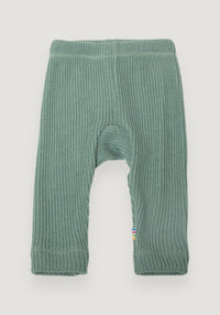 Pantaloni lână merinos - Rib Green Joha HipHip.ro