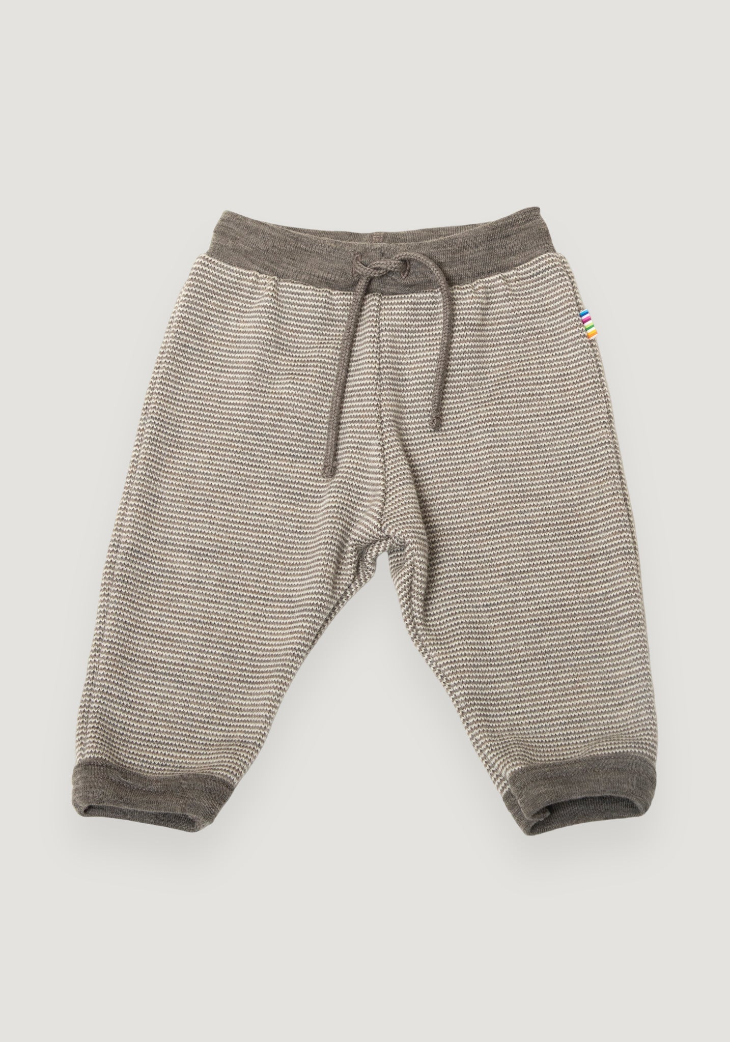 Pantaloni lână merinos - Sham Melange Beige Stripe 90