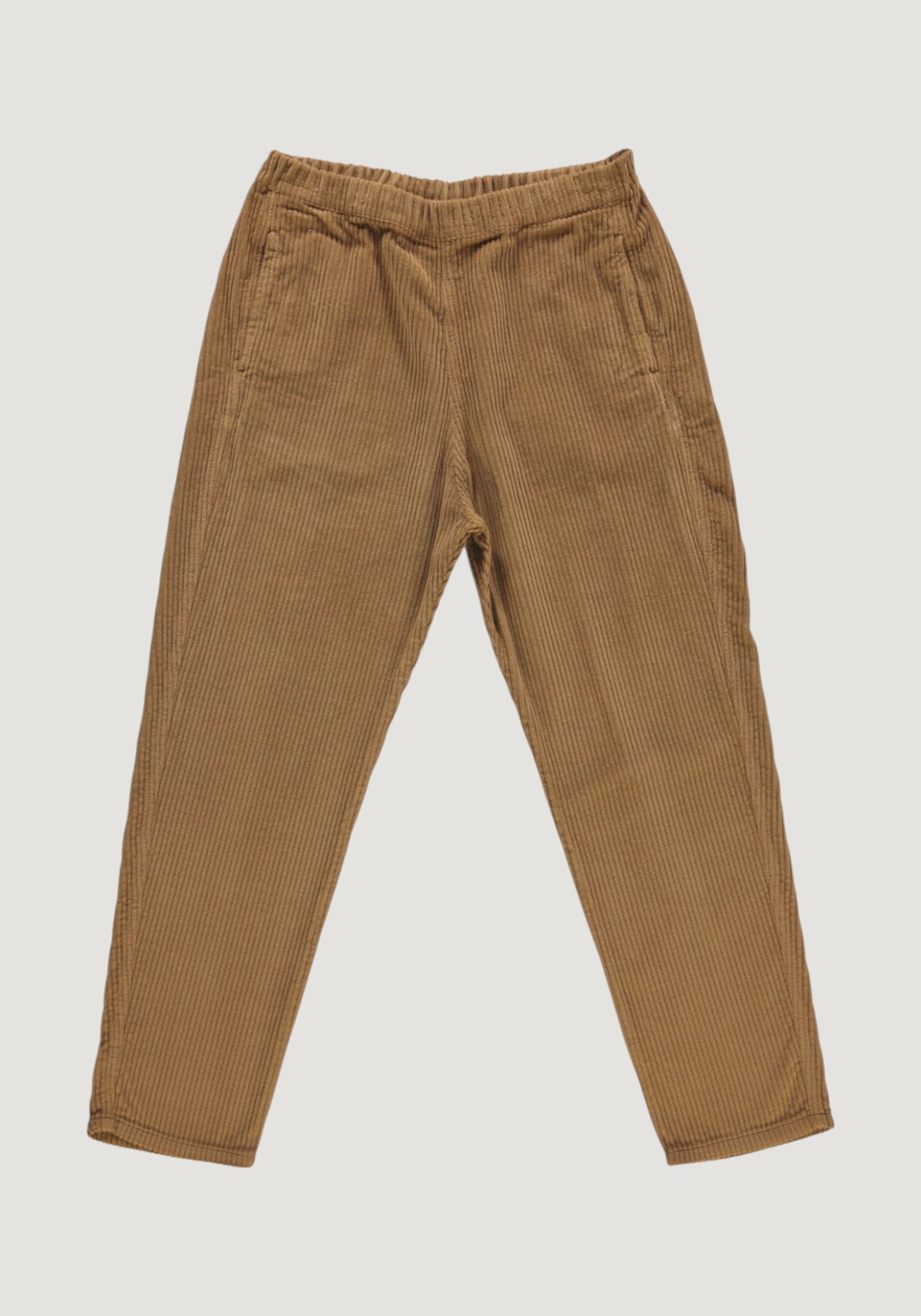 Pantaloni reiat femei din bumbac - Coquelicot Dull Gold