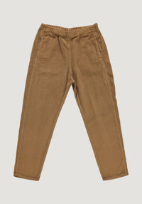 Pantaloni reiat femei din bumbac - Coquelicot Dull Gold