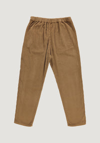 Pantaloni reiat femei din bumbac - Coquelicot Dull Gold
