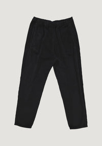 Pantaloni reiat femei din bumbac - Coquelicot Pirate Black
