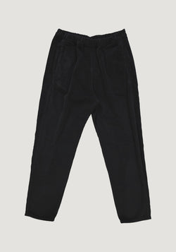 Pantaloni reiat femei din bumbac - Coquelicot Pirate Black