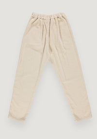 Pantaloni reiat femei din bumbac - Coquelicot Almond Milk XS