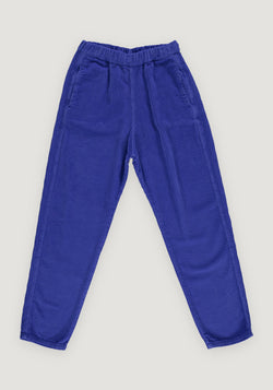 Pantaloni reiați femei din bumbac - Coquelicot Dazzling Blue Poudre Organic HipHip.ro