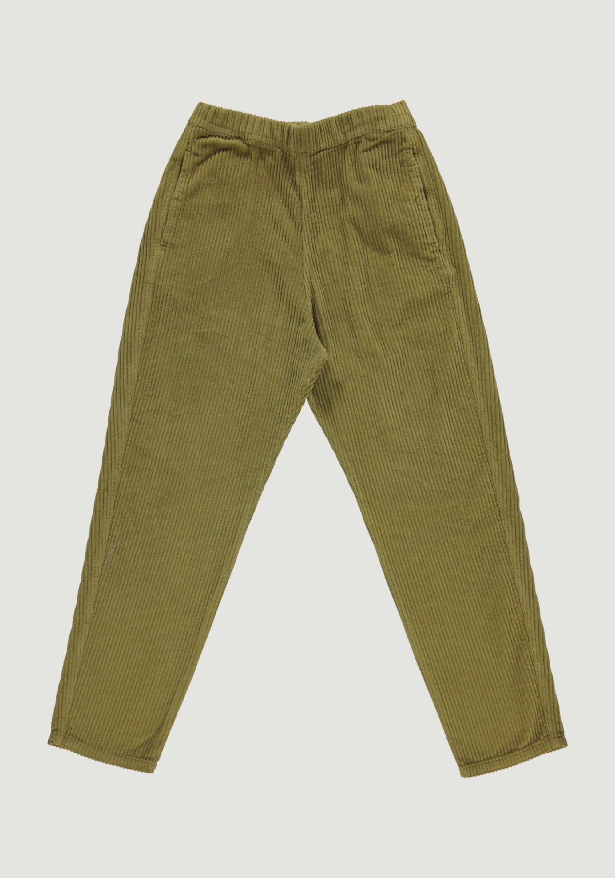 Pantaloni reiat femei din bumbac - Coquelicot Green Moss Poudre Organic HipHip.ro