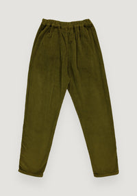 Pantaloni reiat unisex din bumbac - Coquelicot Fir Green XS