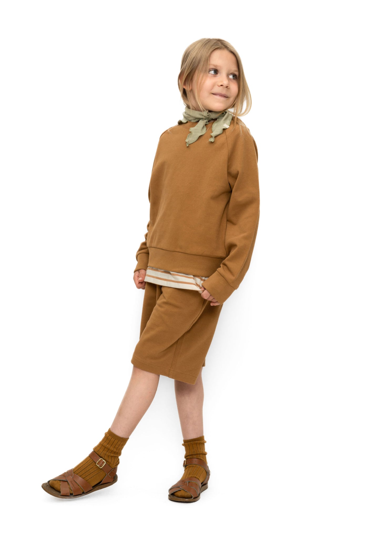 Pantaloni scurți bumbac - Ebbe Bisquit Minimalisma HipHip.ro