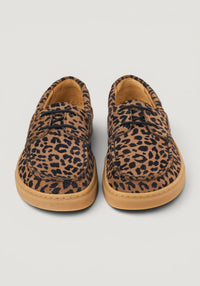 Pantofi Barefoot din piele întoarsă - Hivera Leo Beige