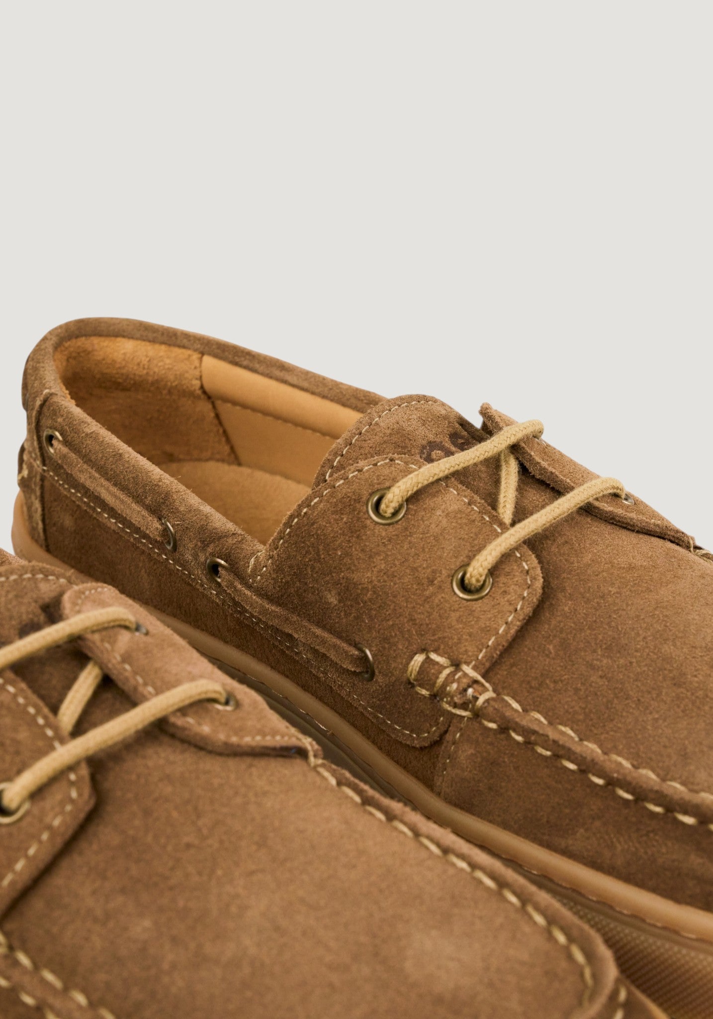 Pantofi Barefoot din piele întoarsă - Hivera Taupe