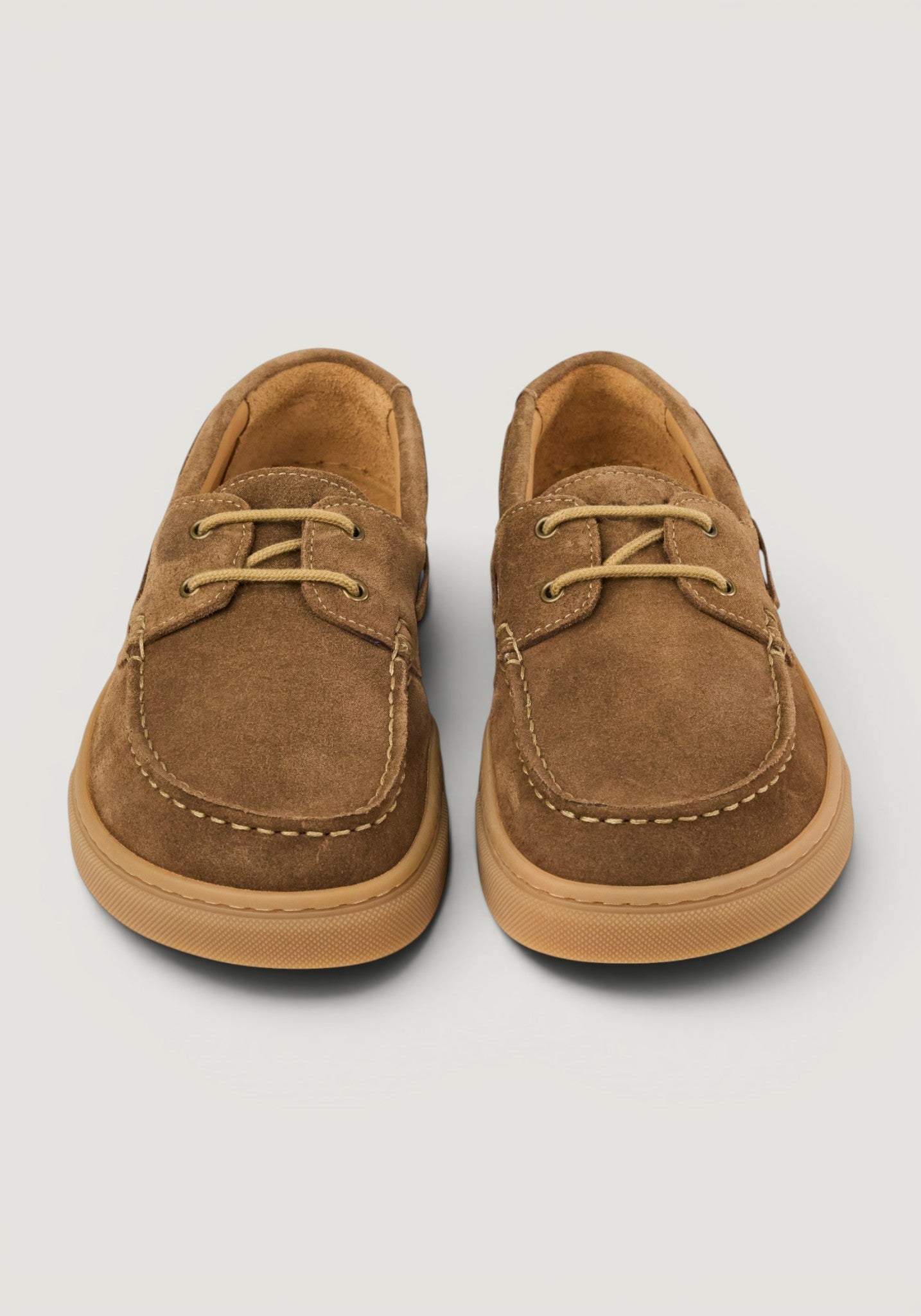 Pantofi Barefoot din piele întoarsă - Hivera Taupe