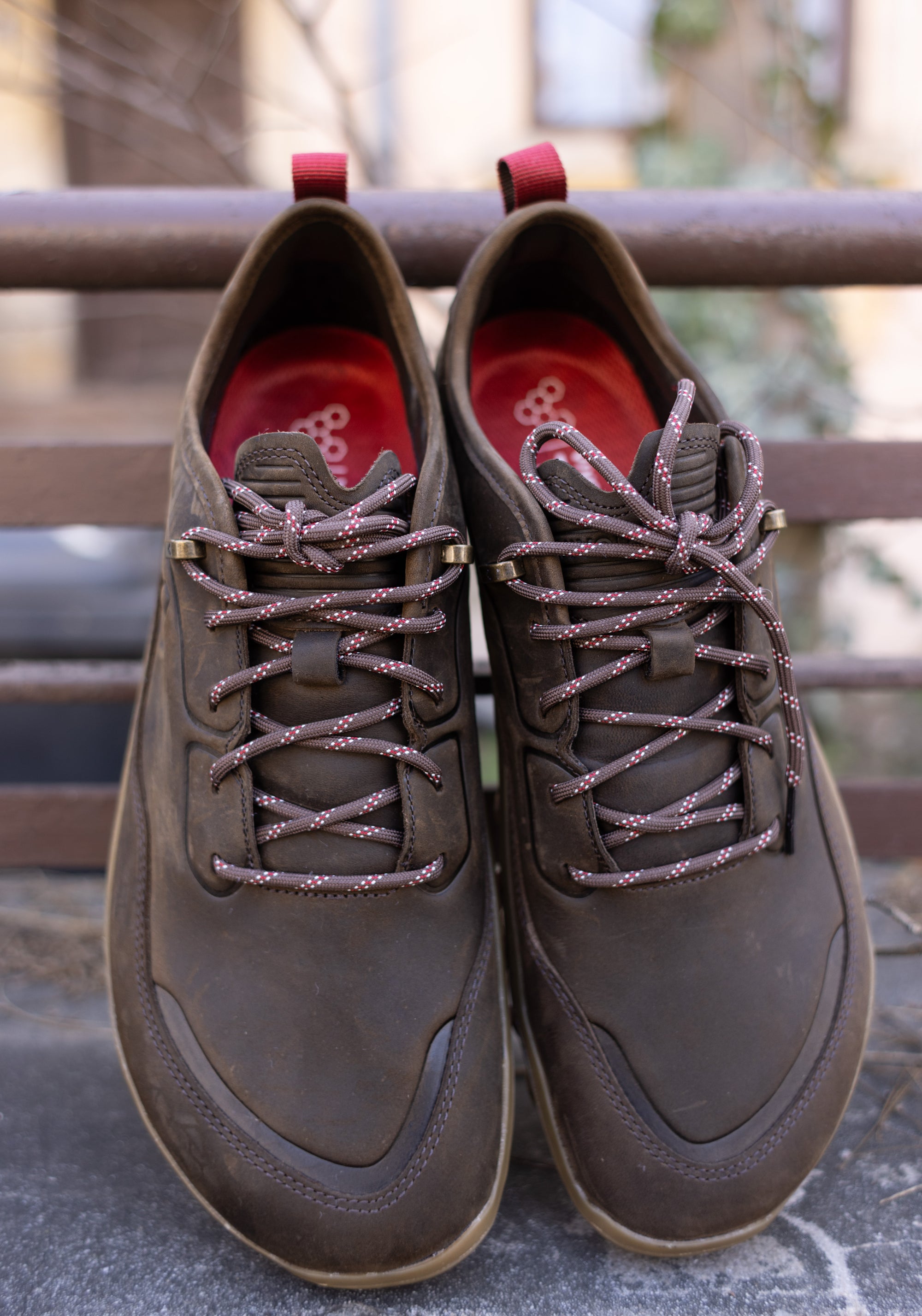Pantofi drumeție Barefoot din piele - Tracker Leather AT Low II Men Bracken