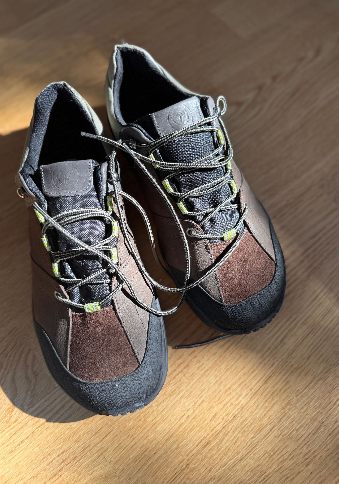 Pantofi drumeție Barefoot impermeabili adulți - Trekk Style Chestnut