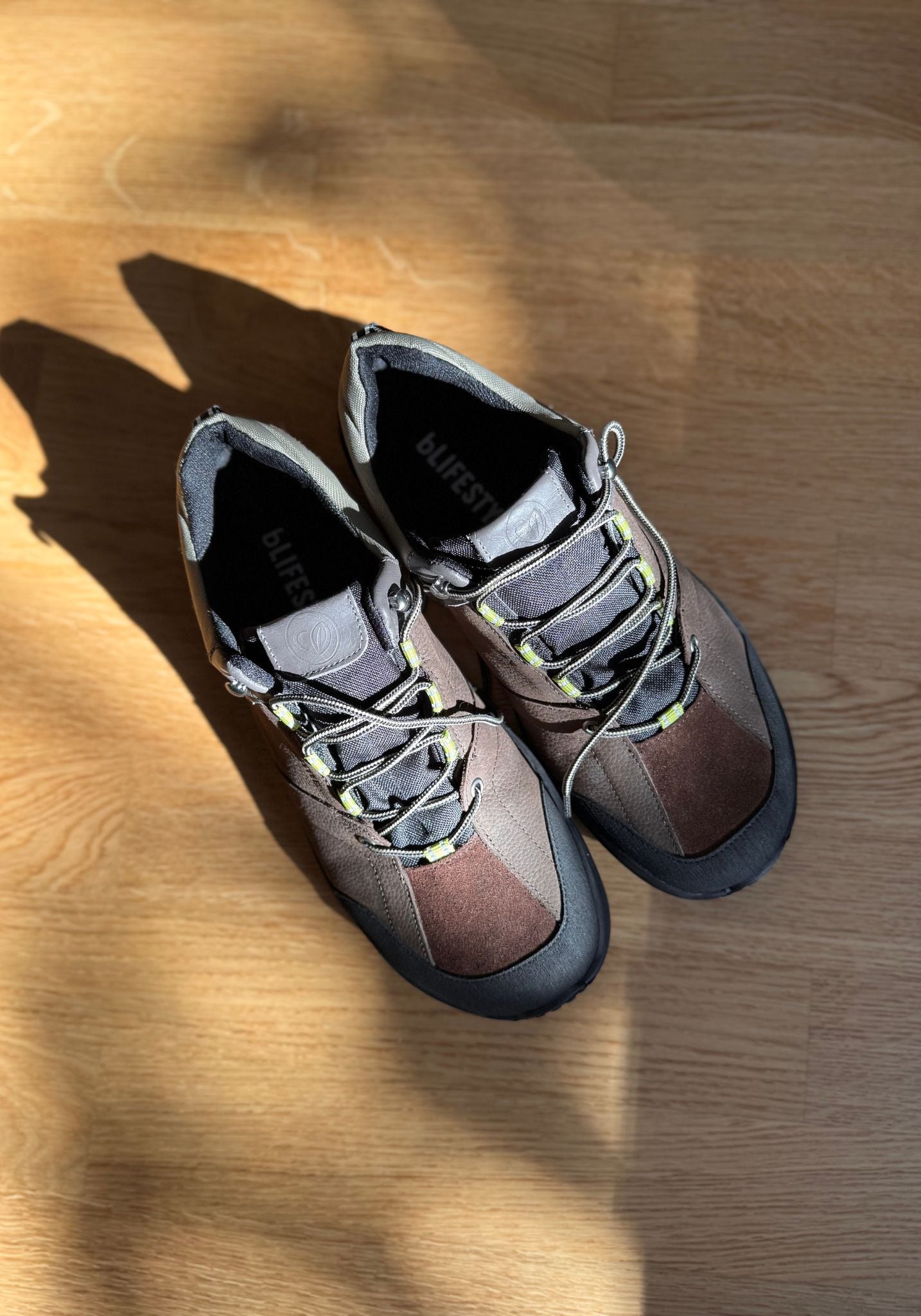 Pantofi drumeție Barefoot impermeabili adulți - Trekk Style Chestnut