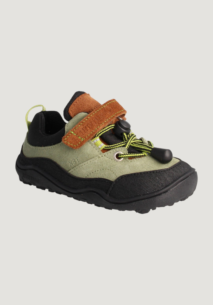 Pantofi drumeție Barefoot impermeabili - Caprini Green Moss