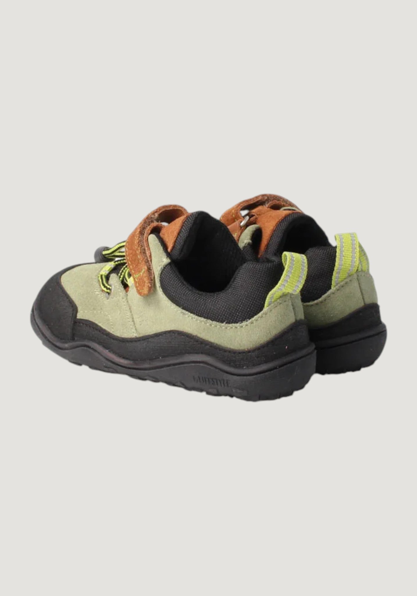 Pantofi drumeție Barefoot impermeabili - Caprini Green Moss