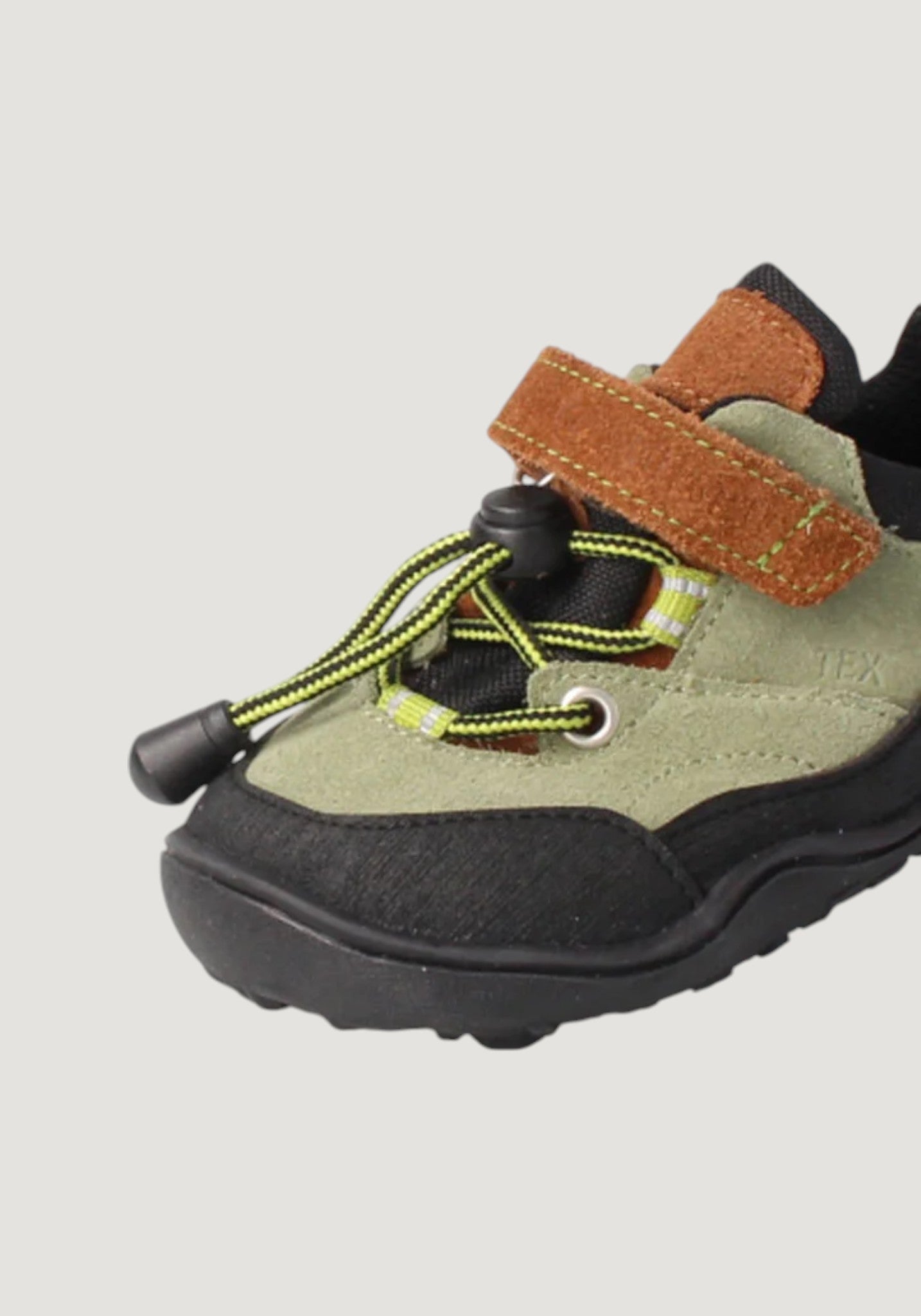 Pantofi drumeție Barefoot impermeabili - Caprini Green Moss