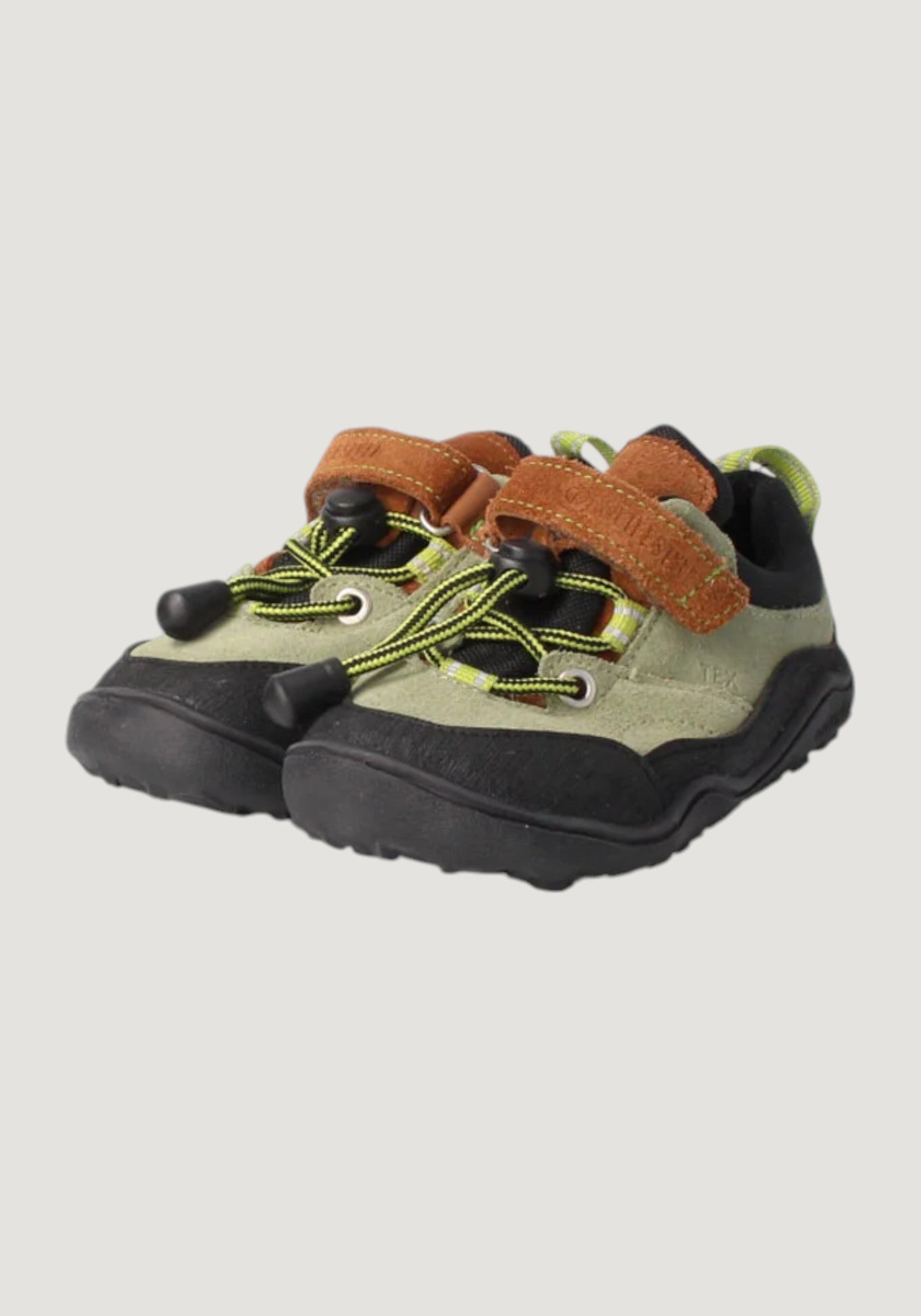 Pantofi drumeție Barefoot impermeabili - Caprini Green Moss