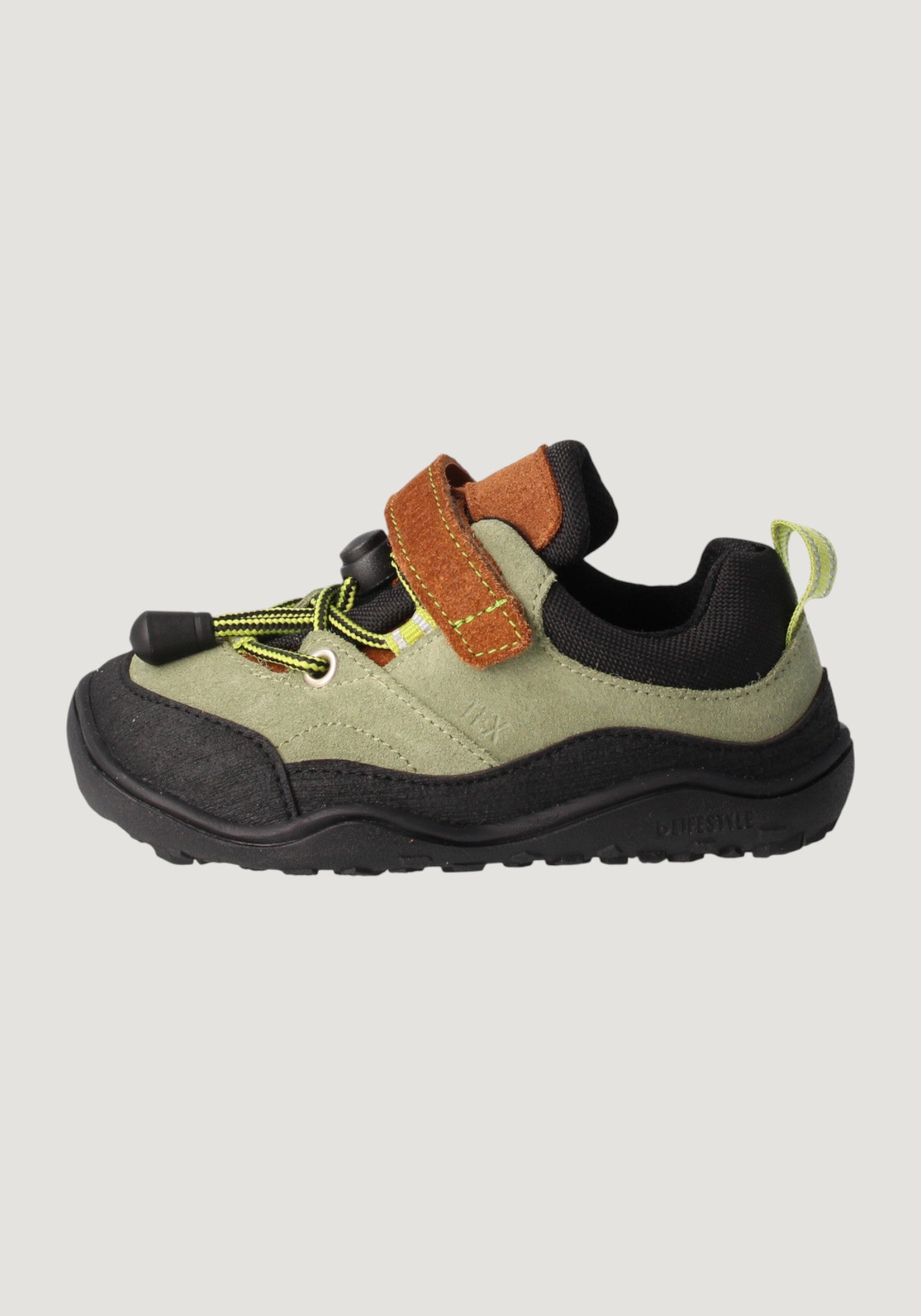 Pantofi drumeție Barefoot impermeabili - Caprini Green Moss