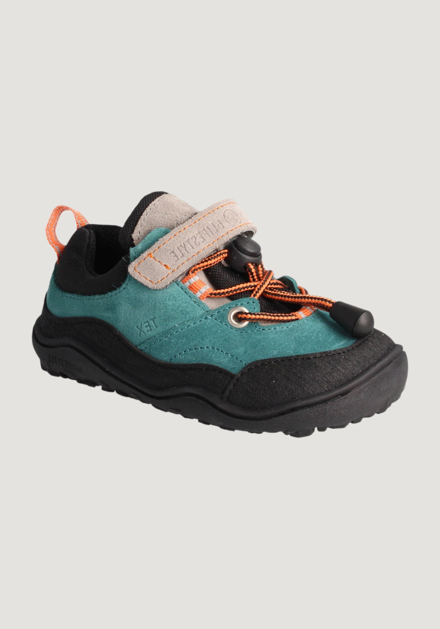 Pantofi drumeție Barefoot impermeabili - Caprini Petrol