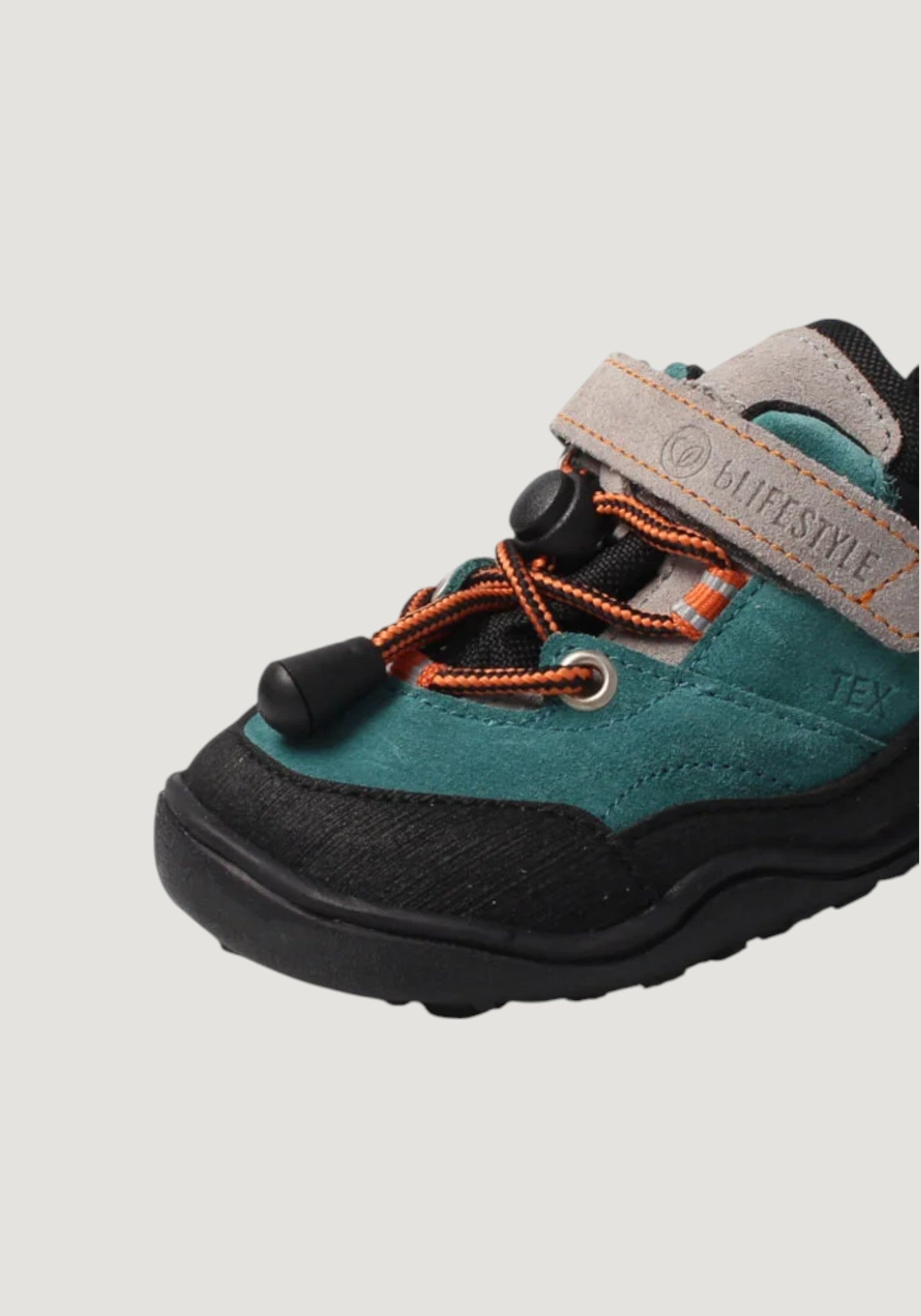 Pantofi drumeție Barefoot impermeabili - Caprini Petrol