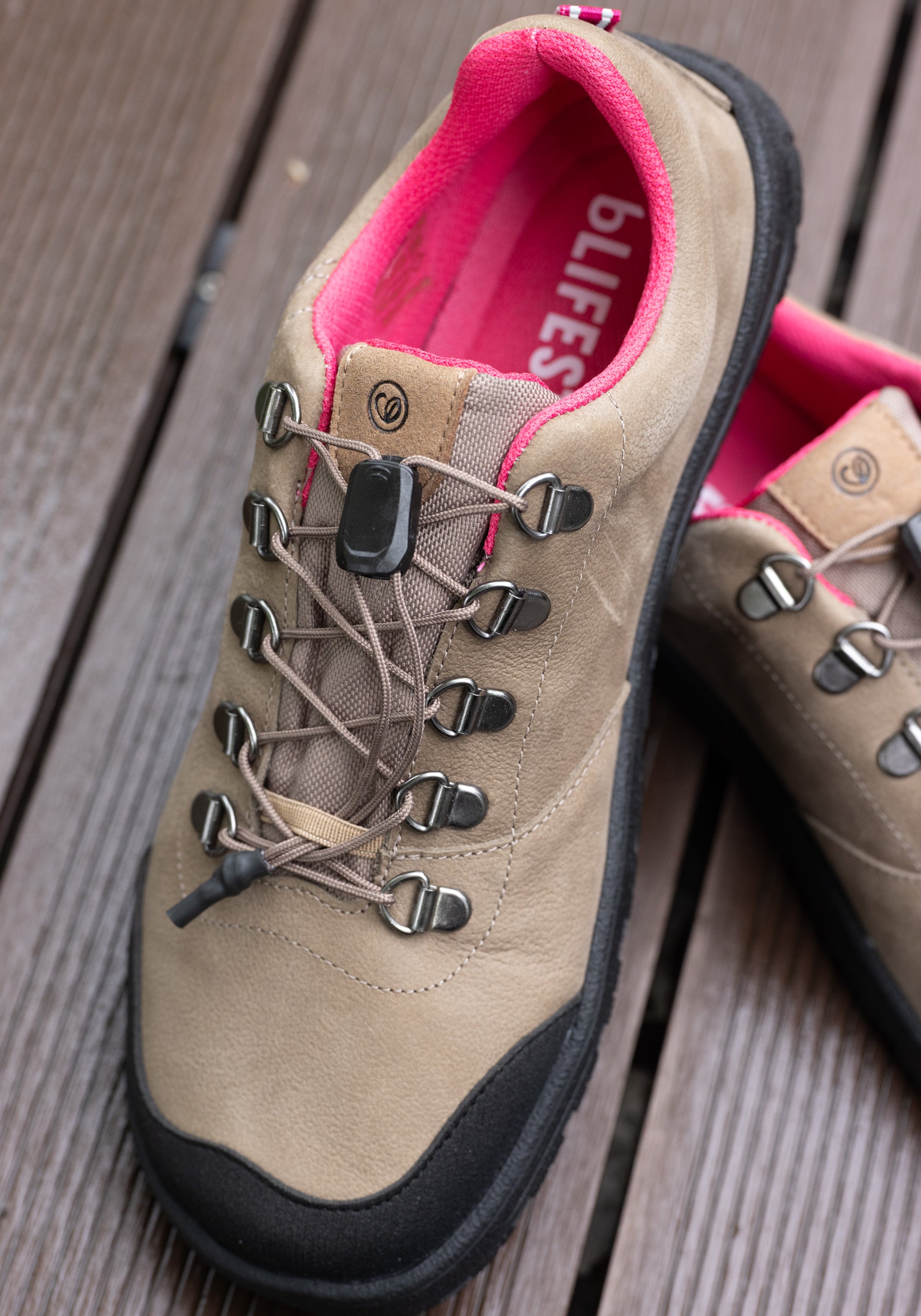 Pantofi drumeție Barefoot impermeabili - Hiking Style Taupe