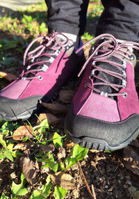 Sneakers Barefoot impermeabili femei - Trekk Style Plum BLifestyle HipHip.ro