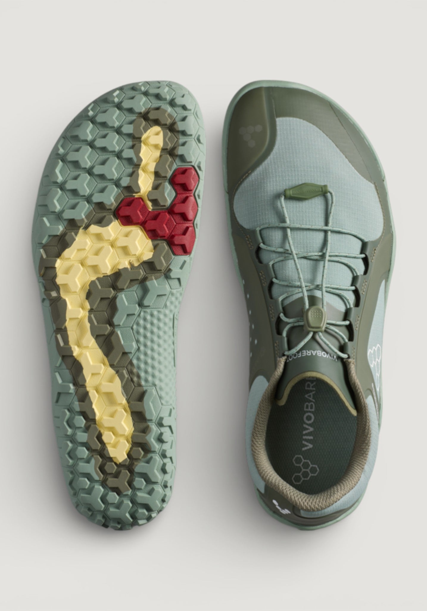 Sneakers Barefoot - Primus Trail III All Weather FG Men Moss