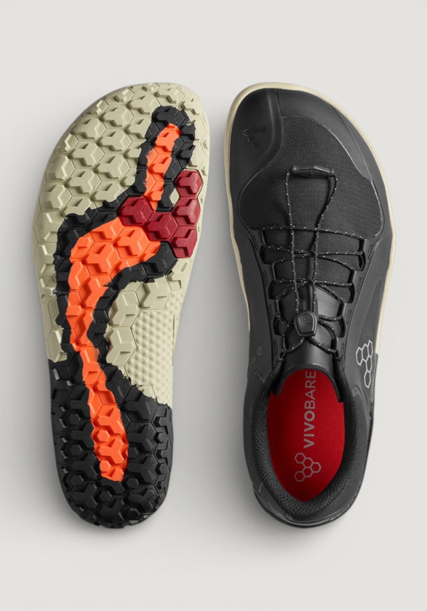 Sneakers Barefoot - Primus Trail III All Weather FG Men Obsidian
