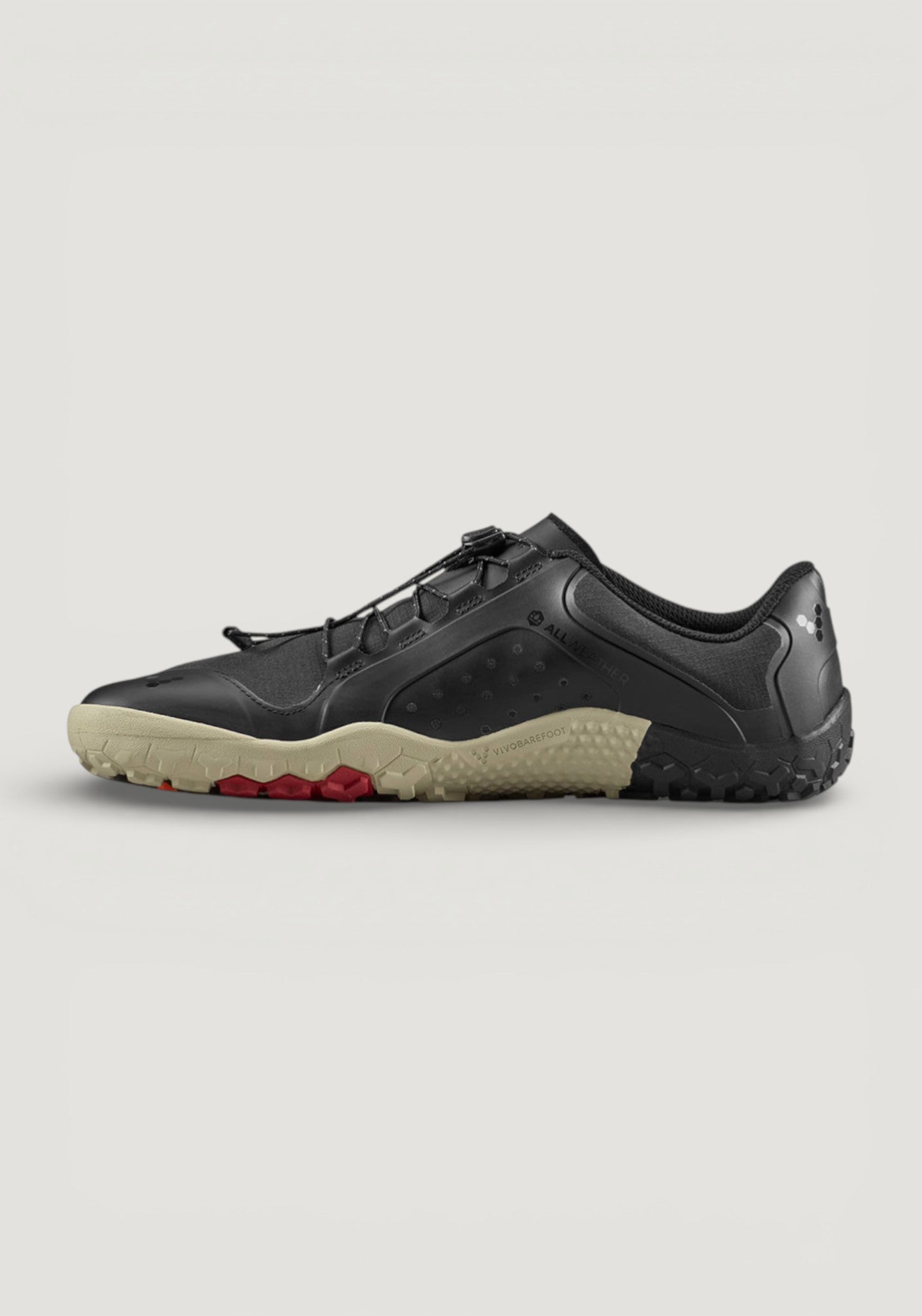 Sneakers Barefoot - Primus Trail III All Weather FG Men Obsidian