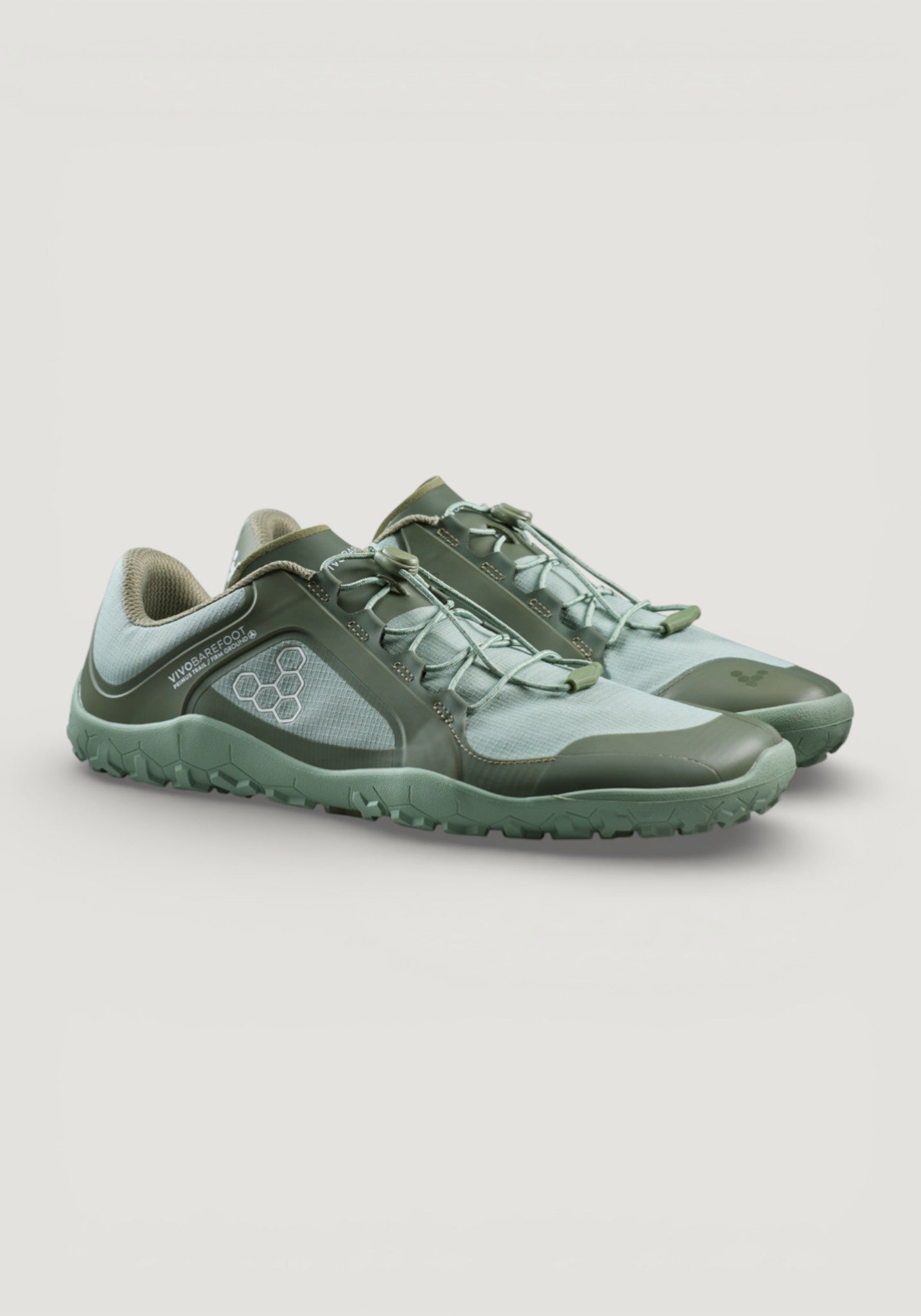 Sneakers Barefoot - Primus Trail III All Weather FG Men Moss
