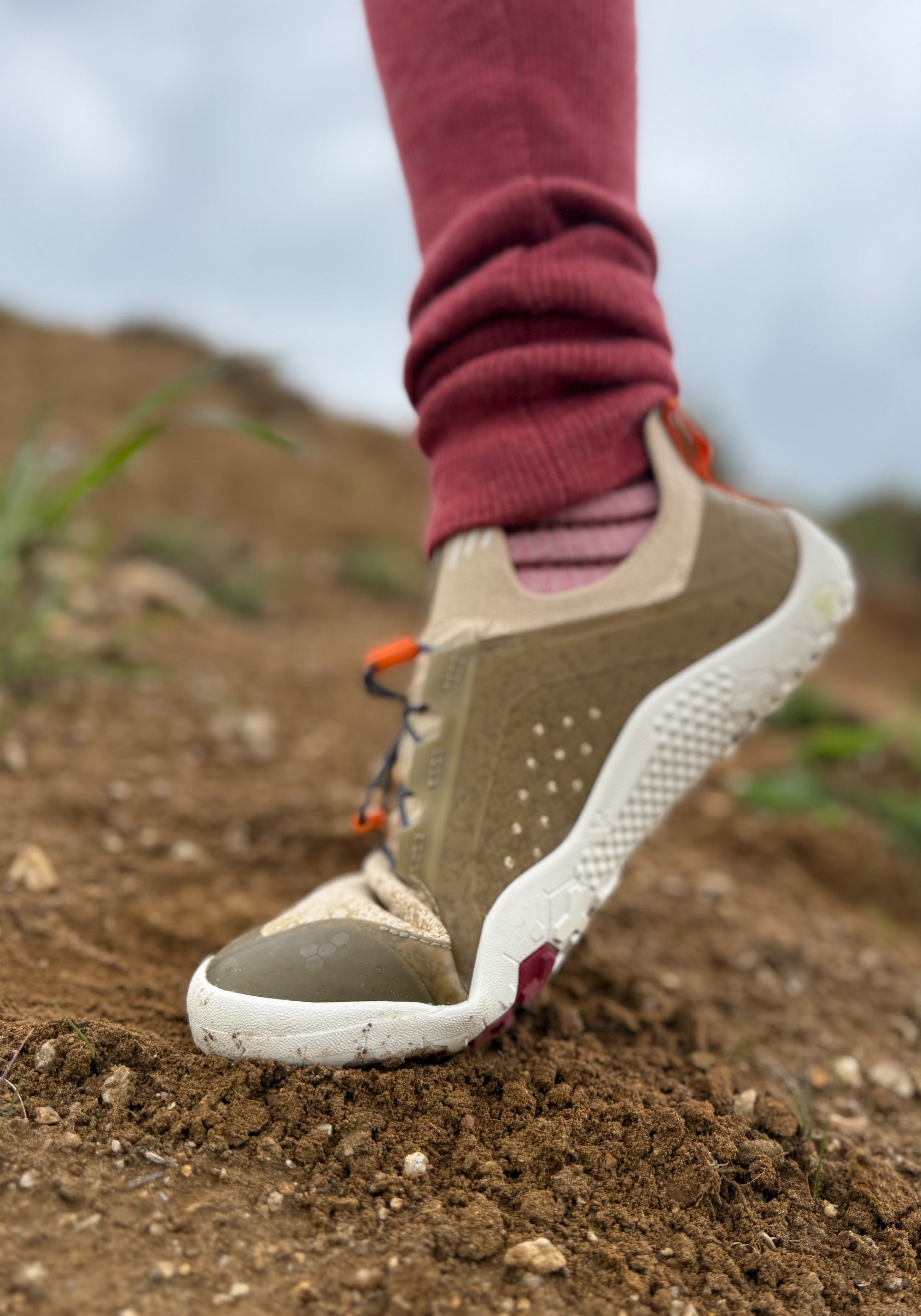 Pantofi drumeție Barefoot - Primus Trail Knit FG Kids + Juniors Peyote