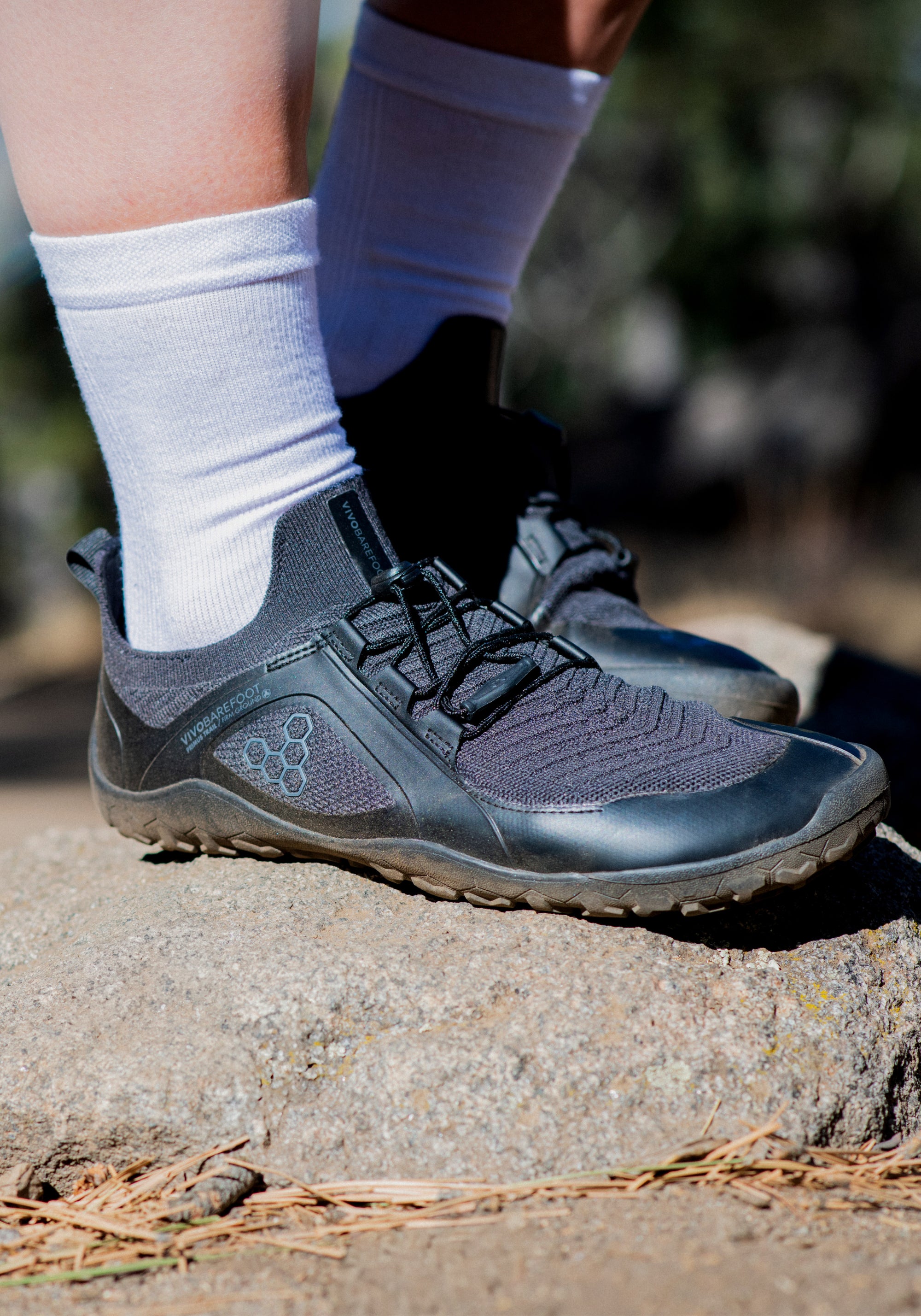 Pantofi drumeție Barefoot - Primus Trail Knit FG Men Obsidian