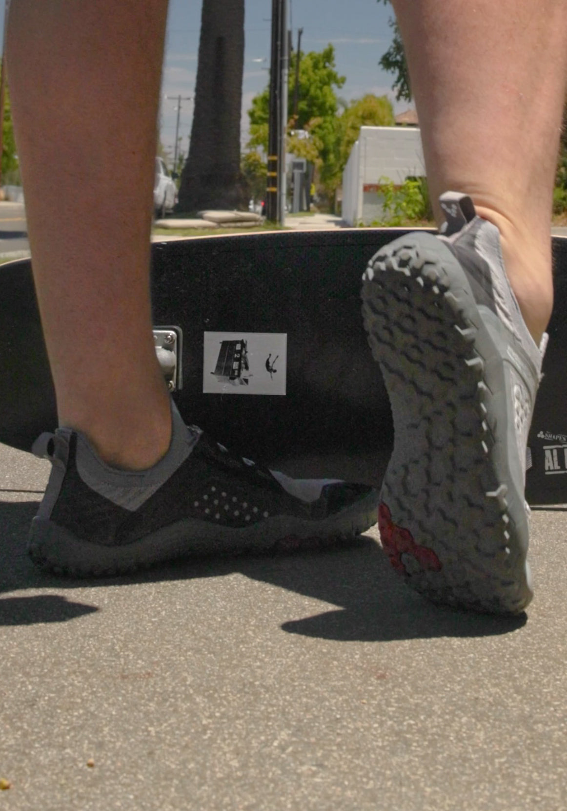 Pantofi drumeție Barefoot - Primus Trail Knit FG Men Storm Cloud